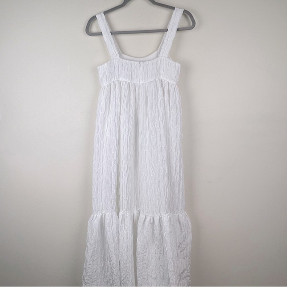 ZARA | Fairy Romantic Coquette Cottagecore Voluminous Textured Weave Dress | XS - Picture 8 of 15